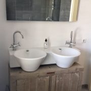 Wastafel meubel Aimée (Diverse steigerhouten kasten bestellen)