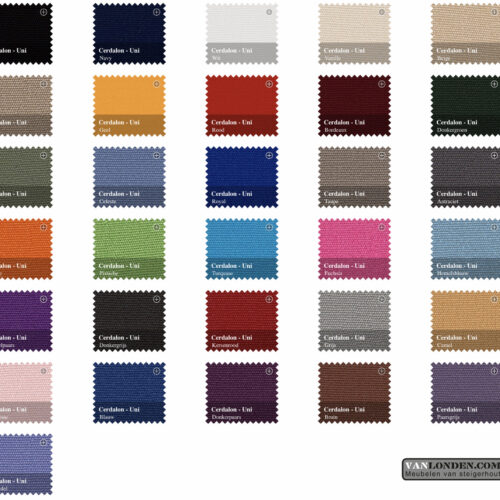 Stofkleuren tuinkussens Vanlonden (Diverse kussens)