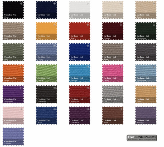 Stofkleuren tuinkussens Vanlonden (Diverse kussens)