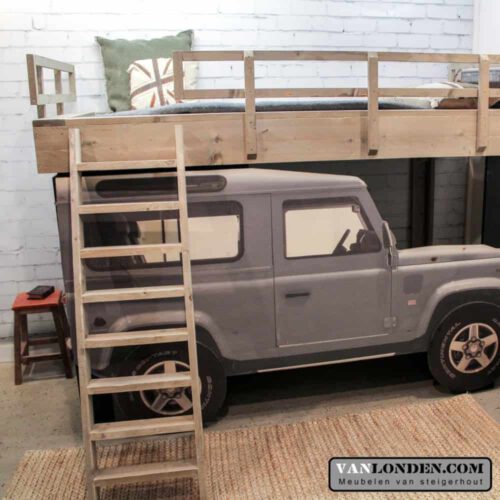 Steigerhouten Landrover bed (Stapelbedden)