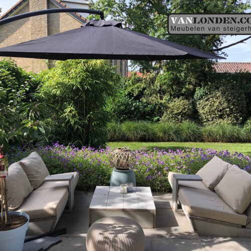 Loungebank (set) Lente (Steigerhouten loungebanken)
