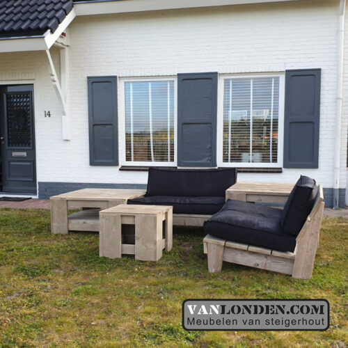 Loungebank (set) Summer (Steigerhouten loungebanken)