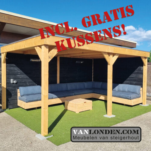 Pallet hoekbank Gina (Steigerhouten loungebanken)