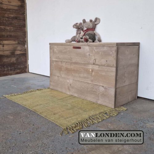 Speelgoedkist op wielen Toto (Accessoires voor steigerhouten bedden)