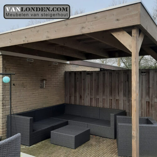 Steigerhout overkapping Adam (Steigerhouten overkappingen bestellen)