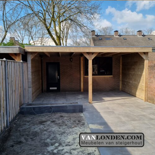 Steigerhout overkapping Ivan (Steigerhouten overkappingen bestellen)