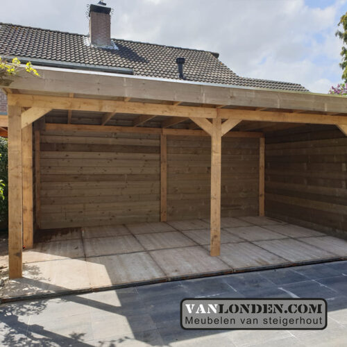 Steigerhout overkapping Sabine (Steigerhouten overkappingen bestellen)