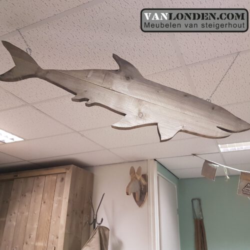 Steigerhouten Haai (Steigerhouten dieren accessoires kopen)