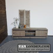 Steigerhouten TV-meubel Lisanne (Steigerhouten TV-meubels op maat)