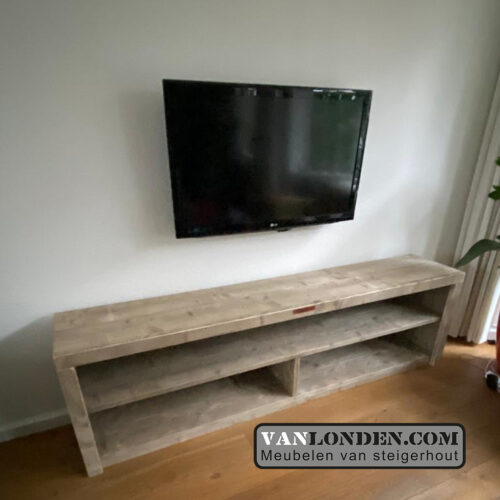 Steigerhouten TV-meubel Mels (Steigerhouten TV-meubels op maat)