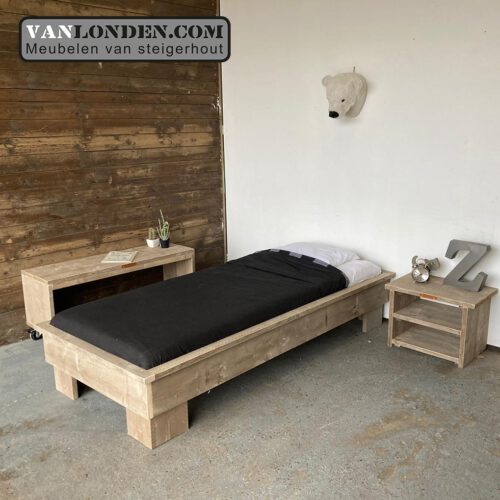 Steigerhouten Huub (Steigerhouten eenpersoonsbedden)
