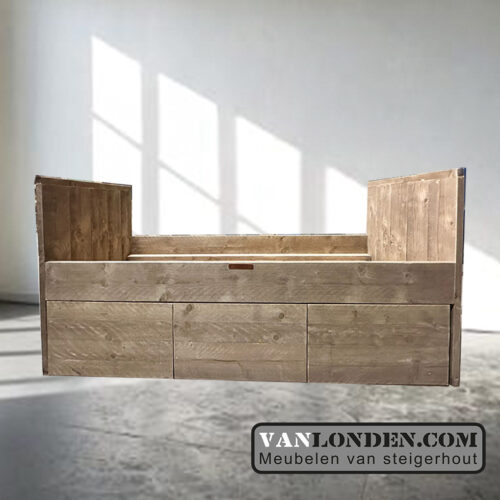 Steigerhouten bed Polar (Steigerhouten kinderbedden)