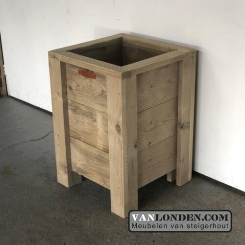 Steigerhouten bloembak / plantenbak Frits (Steigerhouten accessoires online bestellen)