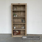 Steigerhouten boekenkast Manon (Bestel steigerhouten archiefkasten)