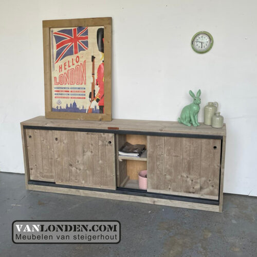 Steigerhouten dressoirkast Debby (Steigerhouten dressoir kasten bestellen)