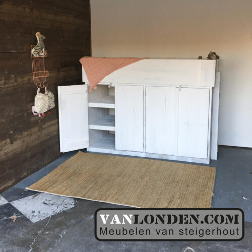 Steigerhouten halfhoogslaper Milou (Steigerhouten hoogslapers)
