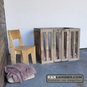 Steigerhouten hondenbench Chip (Steigerhouten dieren accessoires kopen)