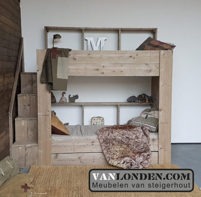 Steigerhouten hoogslaper Famke (Steigerhouten hoogslapers)