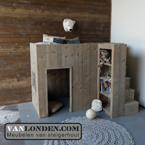 Steigerhouten hoogslaper Friso (Steigerhouten hoogslapers)