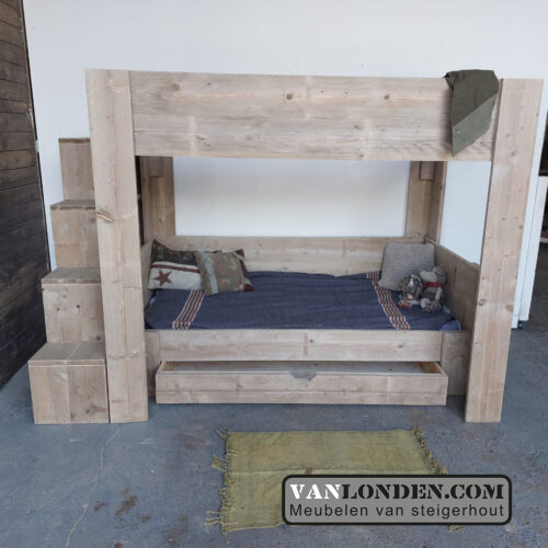 Steigerhouten hoogslaper Julot (Steigerhouten hoogslapers)