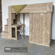 Steigerhouten hoogslaper Lize (Steigerhouten hoogslapers)