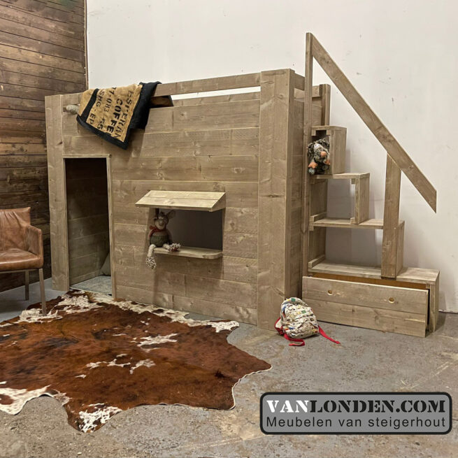 Steigerhouten hoogslaper Melis (Steigerhouten hoogslapers)