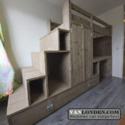 Steigerhouten hoogslaper Gino (Steigerhouten hoogslapers)