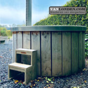Steigerhouten  hottub trapje Ben (Steigerhouten accessoires online bestellen)