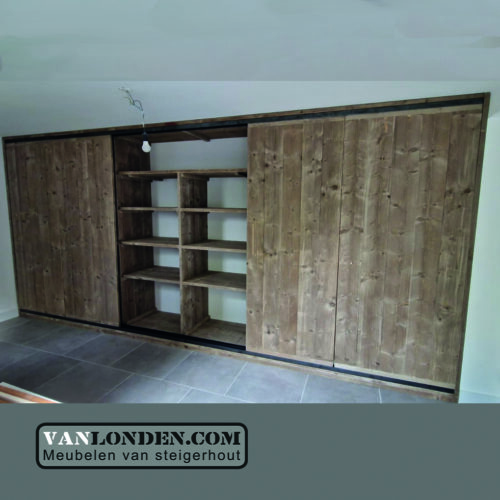 Steigerhouten kastenwand Gerda (Diverse steigerhouten kasten bestellen)