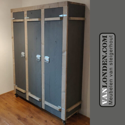 Steigerhouten kledingkast Christel (Steigerhouten kledingkasten online bestellen)