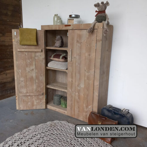 Steigerhouten opbergkast Lila (Diverse steigerhouten kasten bestellen)