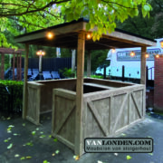 Steigerhouten overkapping/ bar Mathew (Steigerhouten overkappingen bestellen)