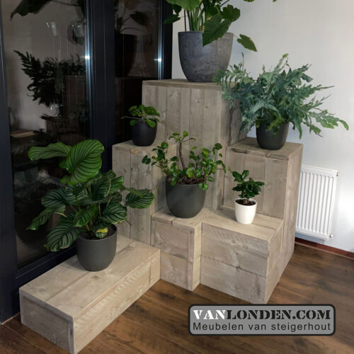 Steigerhouten planteneiland Jose (Steigerhouten accessoires online bestellen)