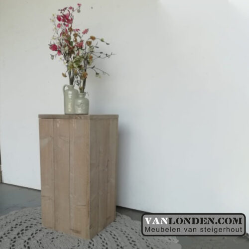 Steigerhouten plantenzuil Wiek (Steigerhouten accessoires online bestellen)