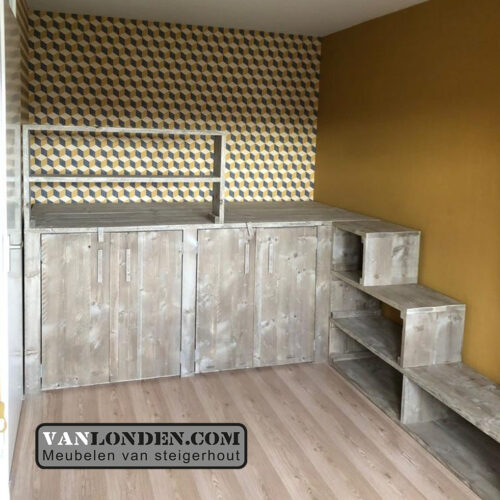 Steigerhouten podiumbed Shane (Steigerhouten kinderbedden)