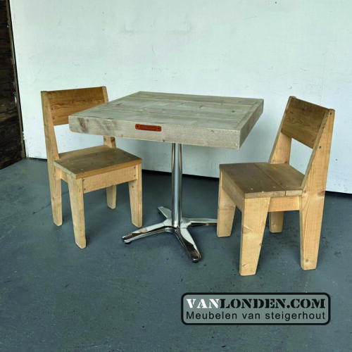 Steigerhouten tafeltje Linne (Bartafels)