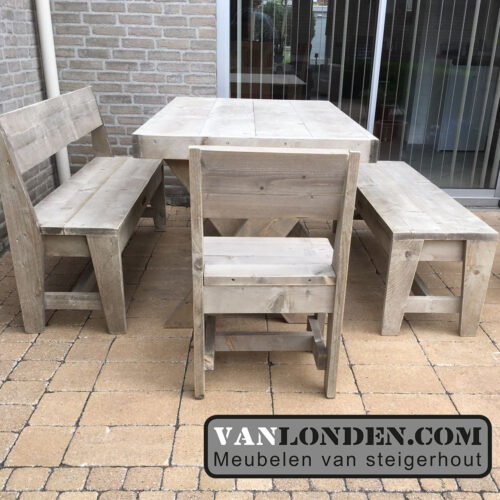 Steigerhouten zitbank Renske (Actieve steigerhouten zitbanken bestellen)