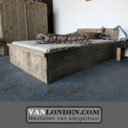 Steigerhouten tweepersoonsbed Lexy (Steigerhouten tweepersoonsbedden)
