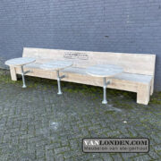 Terrasbank Moriz (Steigerhouten loungebanken)