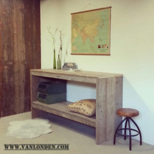 Steigerhouten side table Anouk (Steigerhouten dressoir kasten bestellen)