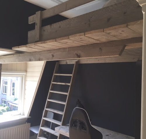 Steigerhouten slaap vide Batist (Steigerhouten hoogslapers)
