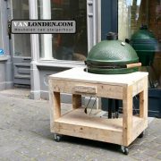 Big Green Egg ombouw van steigerhout Gwen (Big Green Egg online bestellen)
