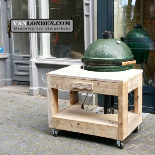 Big Green Egg ombouw van steigerhout Gwen (Big Green Egg online bestellen)