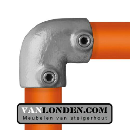 Buiskoppeling kniestuk (Doe het zelf met onze steigerhouten producten)