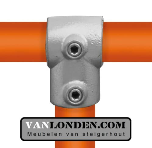 Buiskoppeling kort T-stuk (Doe het zelf met onze steigerhouten producten)