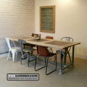 Eettafel op steigerbuizen Erik (Steigerhouten eettafels online bestellen)