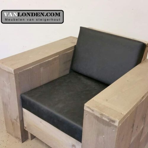 Steigerhouten fusion fauteuil Fenna (Steigerhouten stoelen online bestellen)