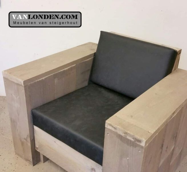 Steigerhouten fusion fauteuil Fenna (Steigerhouten stoelen online bestellen)