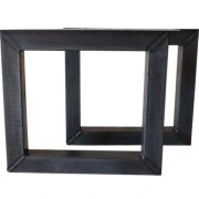 Tafel onderstel stalen model vierkant Mila (Steigerhouten eettafels online bestellen)