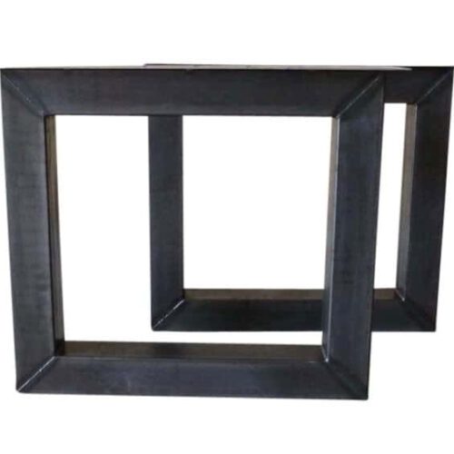 Tafel onderstel stalen model vierkant Mila (Steigerhouten eettafels online bestellen)
